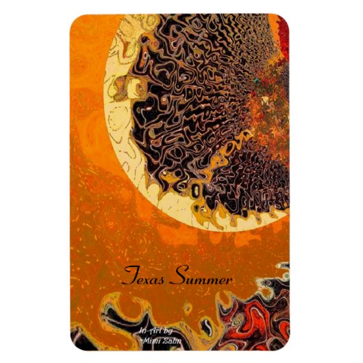 Magnet Flexible "Texas Summer" 4 x 6 aimant flexible (Vertical)