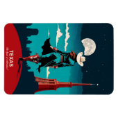 Magnet Flexible Texas Travel : L'esprit d'aventure flexible (Horizontal)