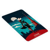 Magnet Flexible Texas Travel : L'esprit d'aventure flexible (Côté Droit)