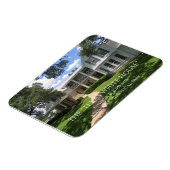 Magnet Flexible Texas White House, Lyndon B. Johnson Carte postale (Côté Gauche)