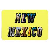 Magnet Flexible Texte de l'image du Nouveau-Mexique (Horizontal)