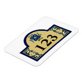 Magnet Flexible Texte de modification des numéros de maison (Côté Gauche)