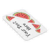 Magnet Flexible Texte des pièces de pastèque (Côté Droit)