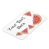 Magnet Flexible Texte des pièces de pastèque (Côté Gauche)