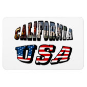 Magnet Flexible Texte du drapeau de la Californie (Horizontal)