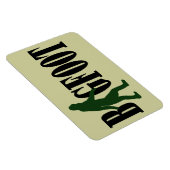 Magnet Flexible Texte et graphique squatté vert (Côté Droit)