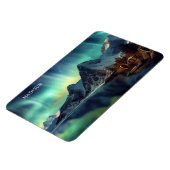 Magnet Flexible Texte personnalisé Aurora Borealis (Côté Gauche)