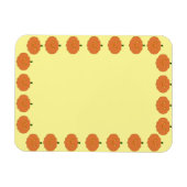 Magnet Flexible Texte personnalisé - Bordure de dessin de pochette (Horizontal)