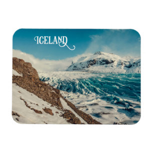 Magnet Flexible Texte personnalisé Solheimajokull, Islande