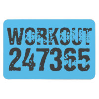 Texte usé et rayé Workout 247365 bleu
