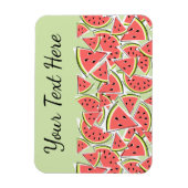 Magnet Flexible Texte vert pastèque (Vertical)