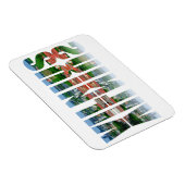 Magnet Flexible Texte Vilnius avec réflexion (Côté Droit)