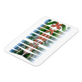 Magnet Flexible Texte Vilnius avec réflexion (Côté Gauche)