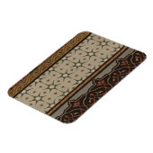 Magnet Flexible Textile d'origine avec Motifs décoratifs (Côté Gauche)