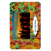 Magnet Flexible Texture colorée de trous (Vertical)