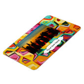 Magnet Flexible Texture colorée de trous (Côté Gauche)