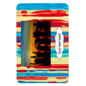 Magnet Flexible Texture d'aquarelles (Vertical)