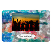 Magnet Flexible Texture de crayons (Horizontal)