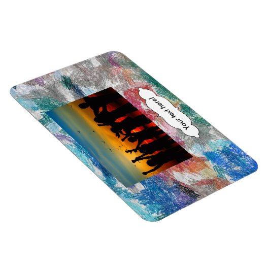 Magnet Flexible Texture de crayons (Côté Droit)