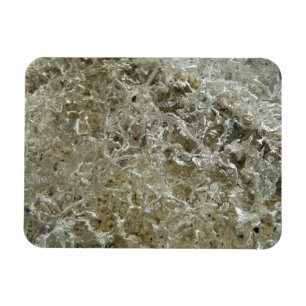 Magnet Flexible Texture de glace glaciaire abstraite de la nature