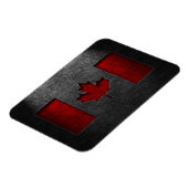 Magnet Flexible Texture de la pierre du drapeau canadien (Côté Gauche)