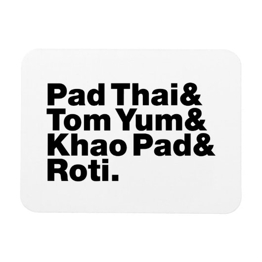 Magnet Flexible Thai Street Food (Horizontal)