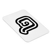 Magnet Flexible Thaïlande Numéro 2 / Deux / ๒ (Chanson) Script tha (Côté Droit)