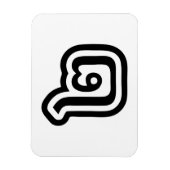 Magnet Flexible Thaïlande Numéro 2 / Deux / ๒ (Chanson) Script tha (Vertical)