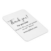 Magnet Flexible Thank you for purchase pink family business detail (Côté Droit)