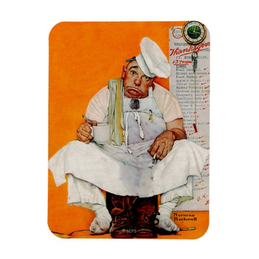 Magnet Flexible Thanksgiving Day Blues (Vertical)