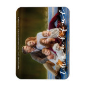 Magnet Flexible Thanksgiving Simple Script Family Photo (Vertical)
