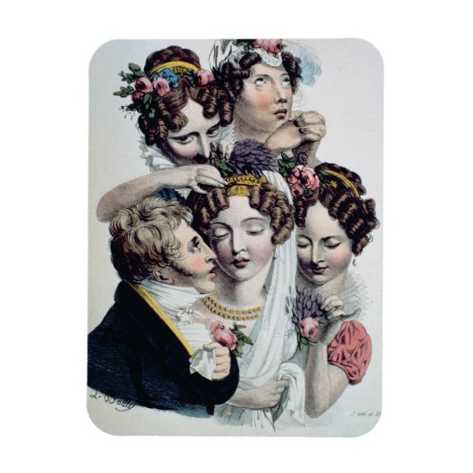 Magnet Flexible The Bride, vers 1820 (litho) (Vertical)
