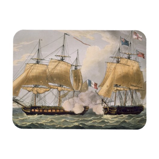 Magnet Flexible The Capture of La Clorinde, février 26th 1814, en (Horizontal)