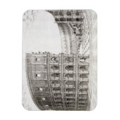 Magnet Flexible The Colosseum, built in AD 80 (graving) (Vertical)