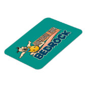 Magnet Flexible The Flintstones | Fred - Greetings From Bedrock (Côté Gauche)