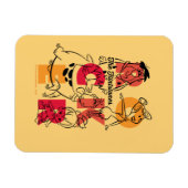 Magnet Flexible The Flintstones | ROCKER (Horizontal)