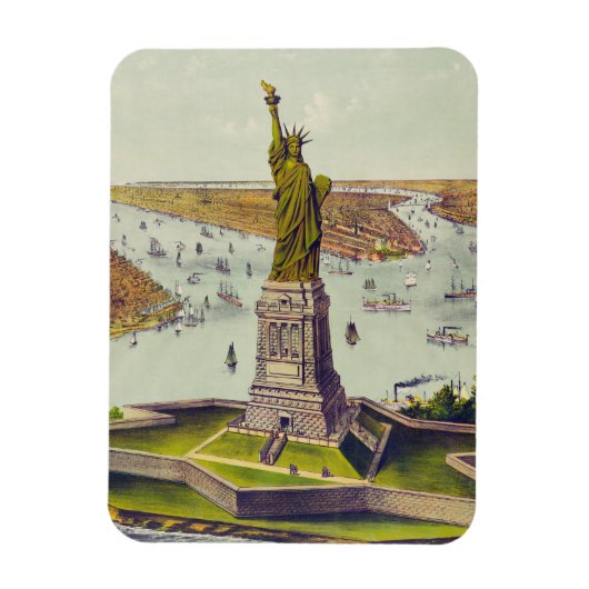 Magnet Flexible The Great Bartholdi Statue, Statue of Liberty (Vertical)