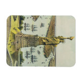 Magnet Flexible The Great Bartholdi Statue, Statue of Liberty (Horizontal)