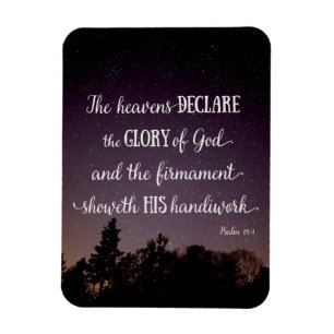 Magnet Flexible The Heavens Declare the Glory of God
