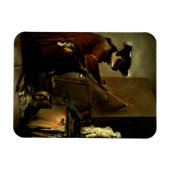 Magnet Flexible The Monkey Painter (Horizontal)