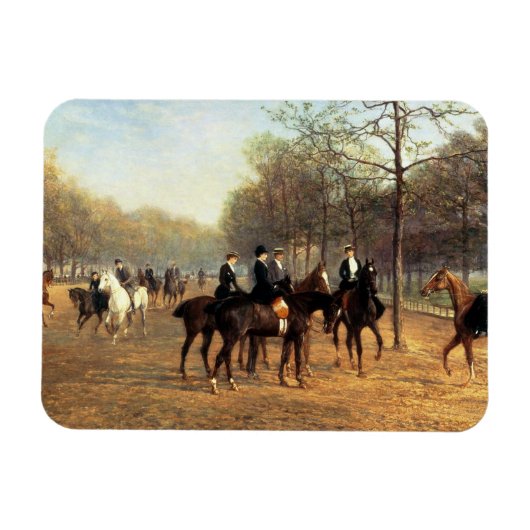 Magnet Flexible The Morning Ride, Rotten Row, Hyde Park, 1894 (Horizontal)
