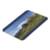 Magnet Flexible The Mountain Road to Italy, Aosta Valley. (Côté Gauche)