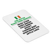 Magnet Flexible The Seven Basic Food Groups Funny Irish (Côté Droit)