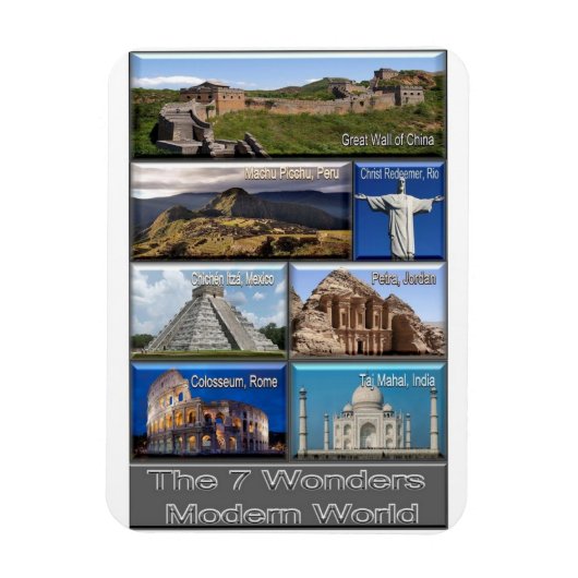 Magnet Flexible The Seven Wonder Modern (Vertical)