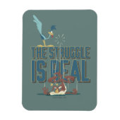 Magnet Flexible The Struggle Is Real ROAD RUNNER™ & Wile E. Coyote (Vertical)