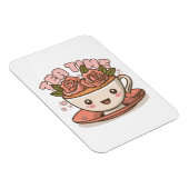 Magnet Flexible Thé Temps Rose Thé Kawaii (Côté Droit)