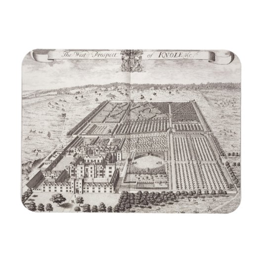 Magnet Flexible The West Prospect of Knole, from 'Thirty Six Diffe (Horizontal)