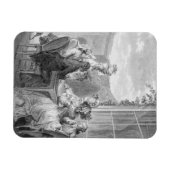 Magnet Flexible The Whist Party, 1783, gravée par Jean Dambrun (Horizontal)