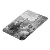 Magnet Flexible The Whist Party, 1783, gravée par Jean Dambrun (Côté Gauche)