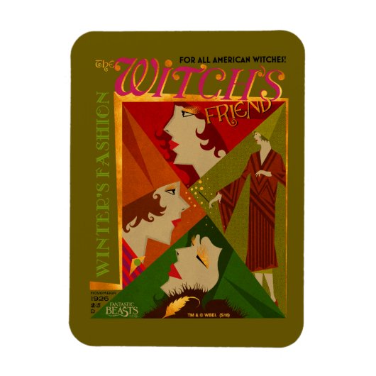 Magnet Flexible The Witch's Friend November Magazine (Vertical)